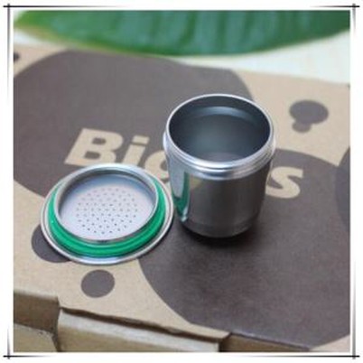 ネスプレッソ マシン システム再利用可能なステンレス鋼の金属カプセル コーヒー詰め替えポッド ローマ リストレット私 coffeestar を一括します。