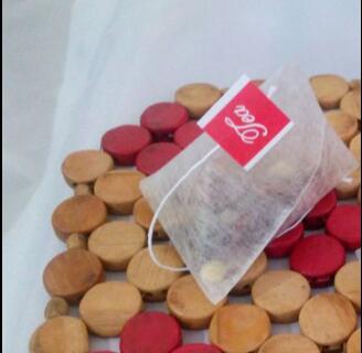 Biodegradable Corn Fiber Non Woven Pyrmid Tea Bag Trangle Tea Filter Bag OEM