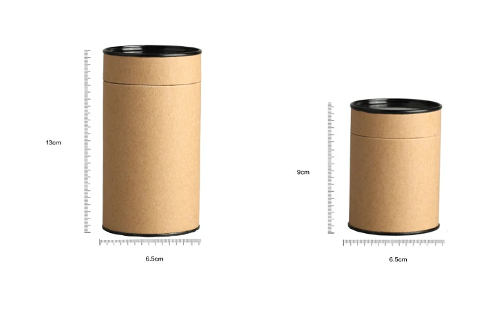 paper tea can cosmetic packaging paper tube coated