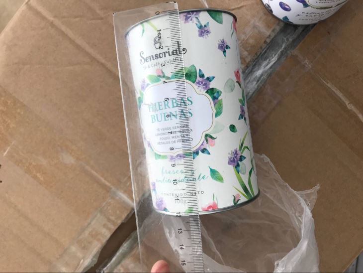 paper tea can cosmetic packaging paper tube coated