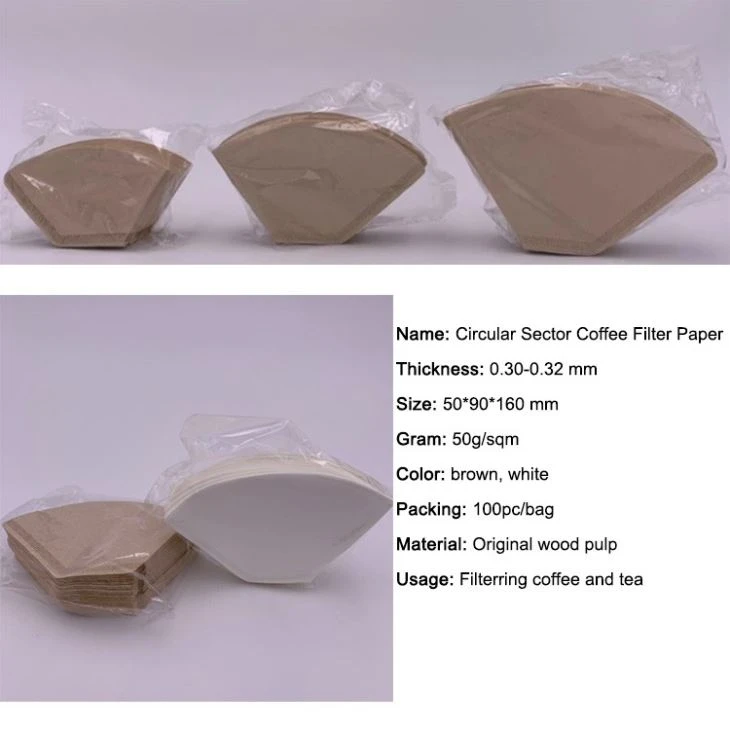 Circular Sector Coffee Filter Paper