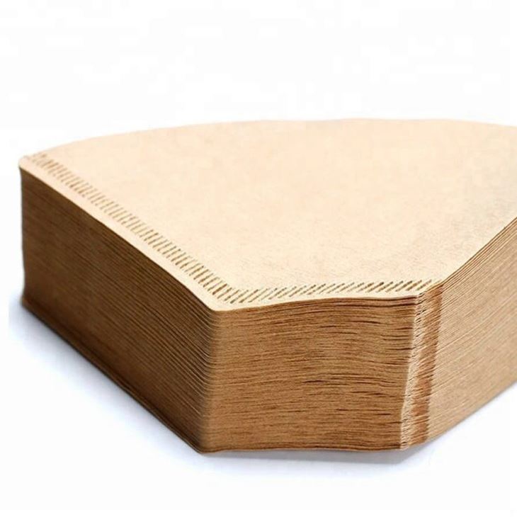 Drip Coffeemaker Filter V60 For 2-4 Servings Wooden Original Pulp 102 Style