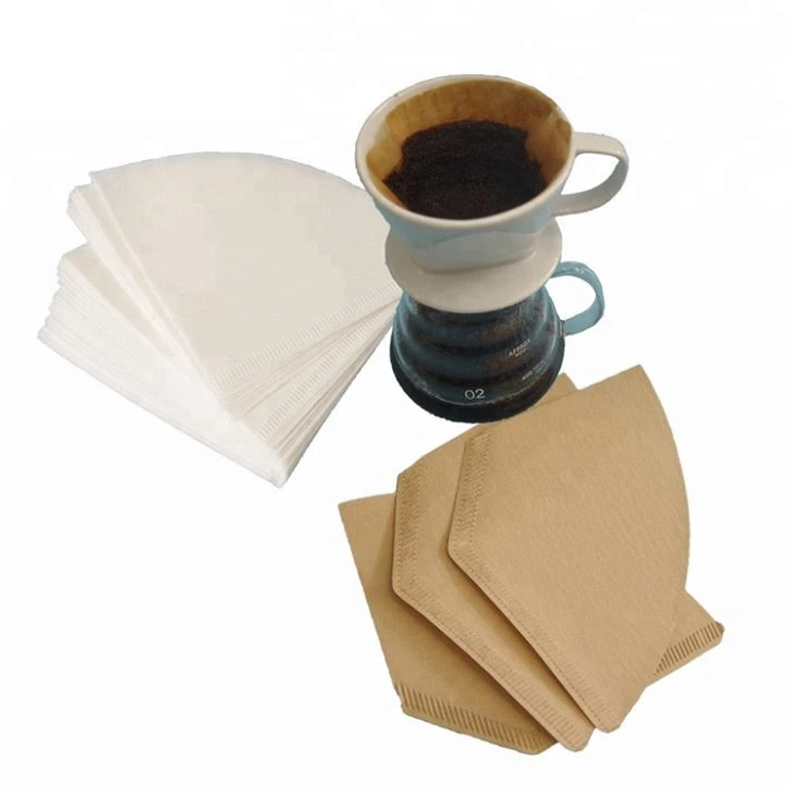 Drip Coffeemaker Filter V60 For 2-4 Servings Wooden Original Pulp 102 Style